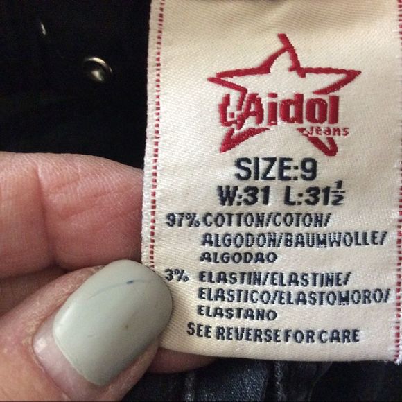 La Idol   block skinny jeans with bling - Picture 4 of 7